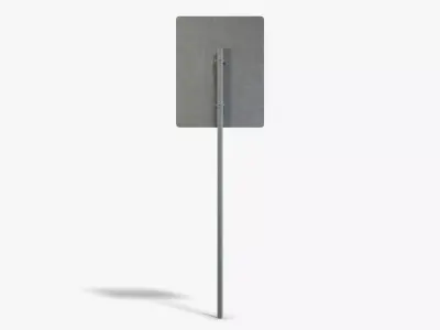 Speed Limit Sign Low-poly 3D model purchase