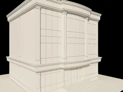 Building modern office Free 3D model purchase