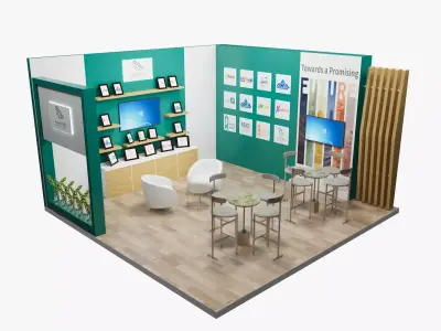Exhibition Booth 3D model