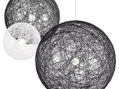 Random Light II  Hanging lamp 3D model