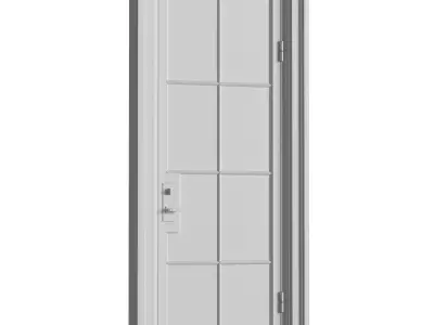 External Iron Front Doors 3D model