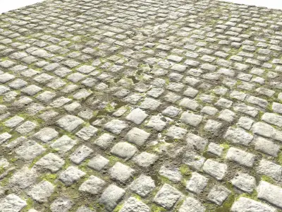 Cobblestone Road 5 Texture PBR Texture