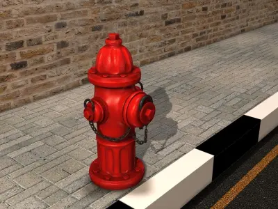 Fire Hydrant 3d model 3D model