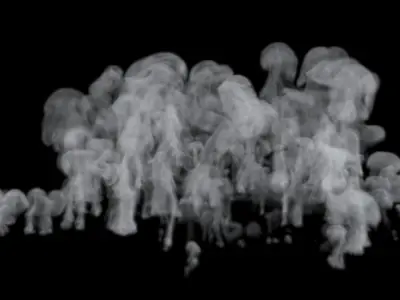 Rising Wispy Smoke VDB 3D model