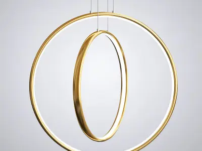 Ring Pendat Light 3D model