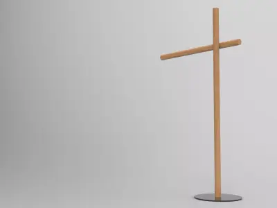 Andi Towel Rack Low-poly 3D model