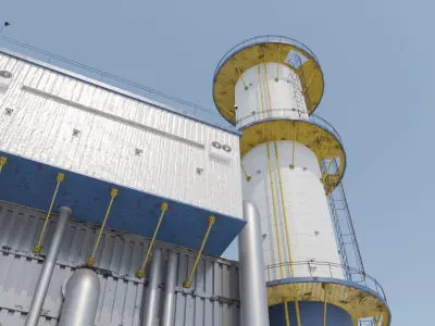 Refinery 1 3D model