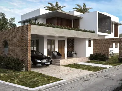 Contemporary House 3D model
