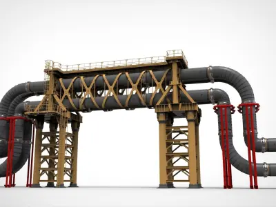 Sci Fi Modular Environment 15 3D model