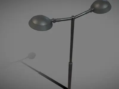 Street Light 15 version 2 3m with pole 3 Low-poly 3D model