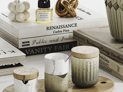 Decorative Set 03 3D model 15