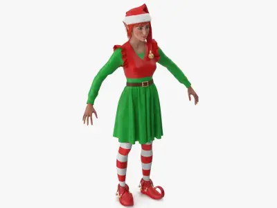  Christmas Elf Female 