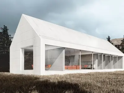 Modern Forest House  3D model