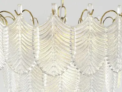 Marcella Hloya Chandelier light 3D model