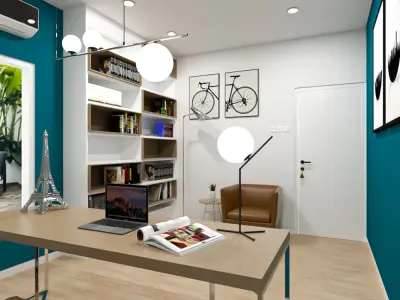 Small Office 3D Model Ready to Render 3D model