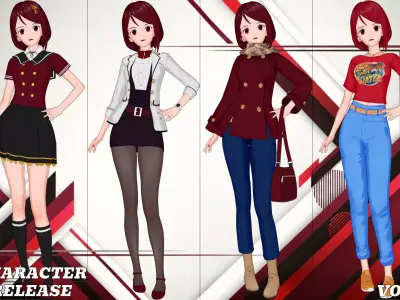 Anime Characters Pack Vol I