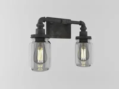 Wall Light 3D model 4