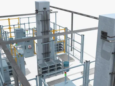  Idle Automotive Assembly Line Structure Without Robots 