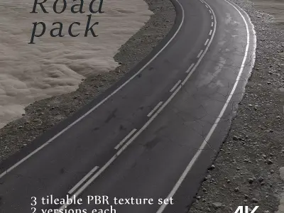 PBR Road texture pack  Texture