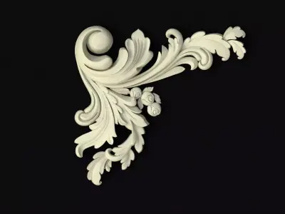 dekor ornament 3D model 51