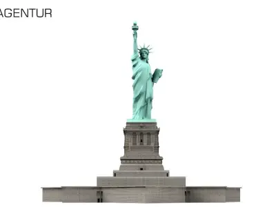 Statue of Liberty New York 3D model