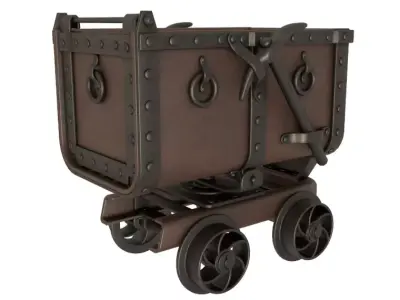 Mine Cart collection 3D model