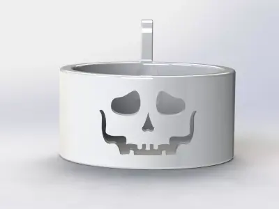 Keys Tray 11 Skull  3D print model