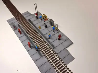 N Scale Fuel Depot 3D print model