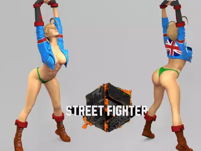cammy street fighter 6  3D print model