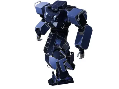 GridLock Grunt Low-poly 3D model
