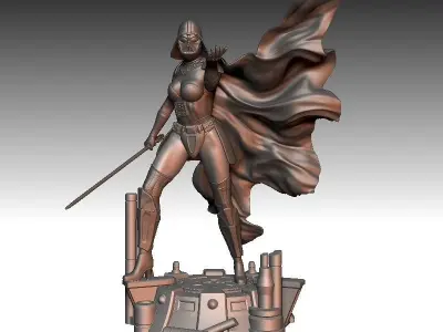 Lady Vader 3D print model
