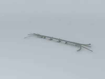 Morrison Bridge, Portland OR Free 3D model