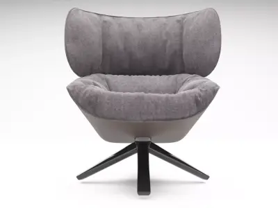 Tabano Chair 3D model - BeB Italia 3D model