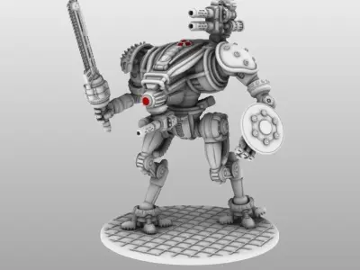 The Full Raptor - All Hulls Legs Weapons and Upgrades - FOREVER 3D print model