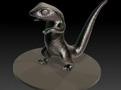 LIZARD GECKO 3d model Hi Poly model 3D print model