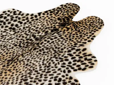 Rug Fur Gepard 3D model