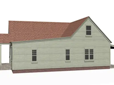 House Low-poly 3D model 28
