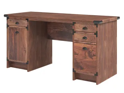 Table wood 3D model purchase