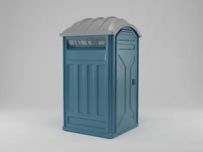 Portable toilet 3D model