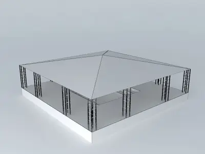 Outdoor library 3D model