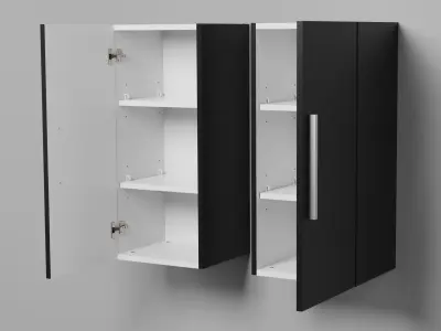 BILBAO Bathroom Wall Cabinet by Beliani 3D model