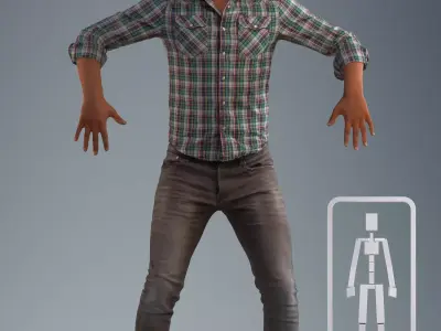 00078Darion001l Low-poly 3D model