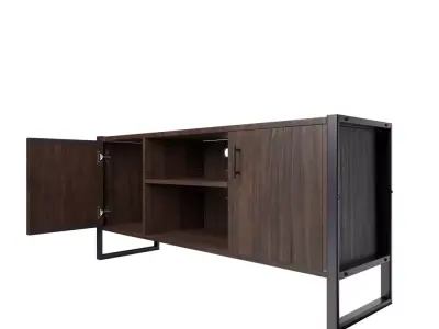 Biltmore TV Stand Low-poly 3D model