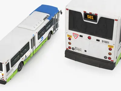  Bus Nabi Model 416 Miami Dade Transit 