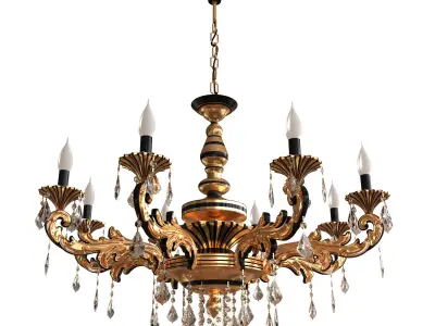 Classic Chandelier 003 3D model