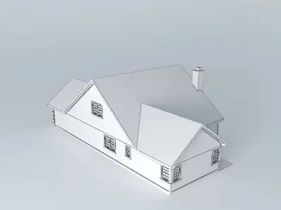 Cottage House Free 3D model buy