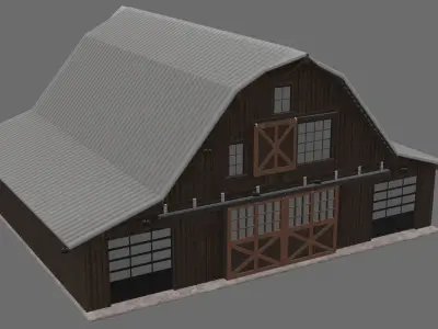 Hangar Barn 3D model