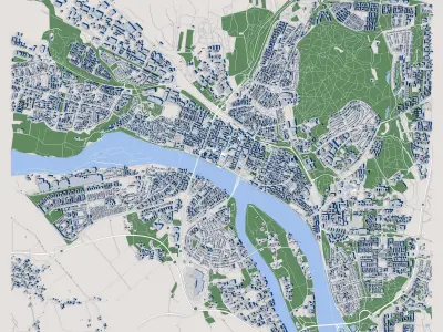 Umea City Sweden 3D model