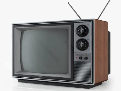  Retro TV Toshiba Blackstripe 