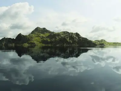 TERRAFORM Coastal 08 Low-poly 3D model